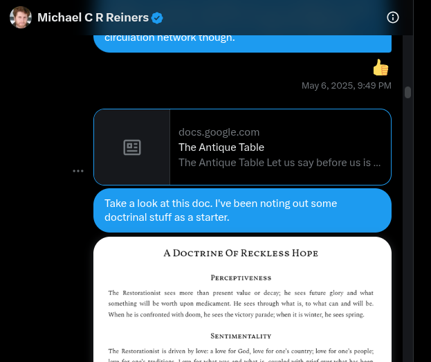 How Long Did The Restorationist Tolerate the Depravity of Michael Reiners?