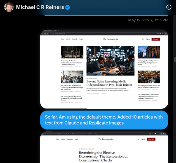 How Long Did The Restorationist Tolerate the Depravity of Michael Reiners?