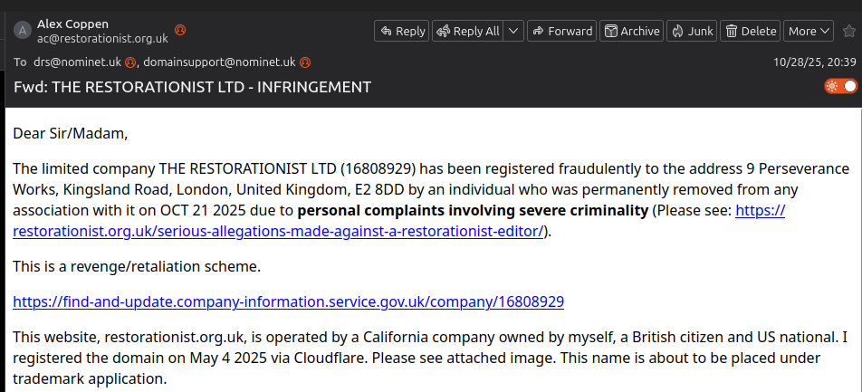 How Long Did The Restorationist Tolerate the Depravity of Michael Reiners?