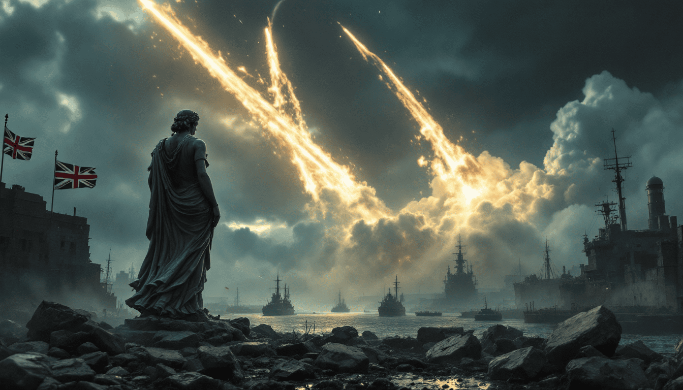 Britannia Is Naked, Helpless, And Unable To Defend Herself