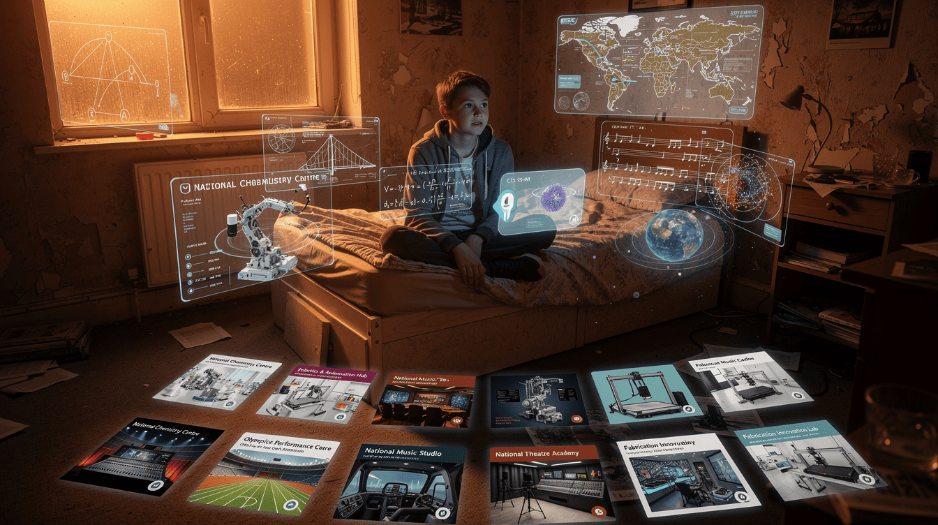 After Schools Disappear: Personal AI Education And Capability Centres