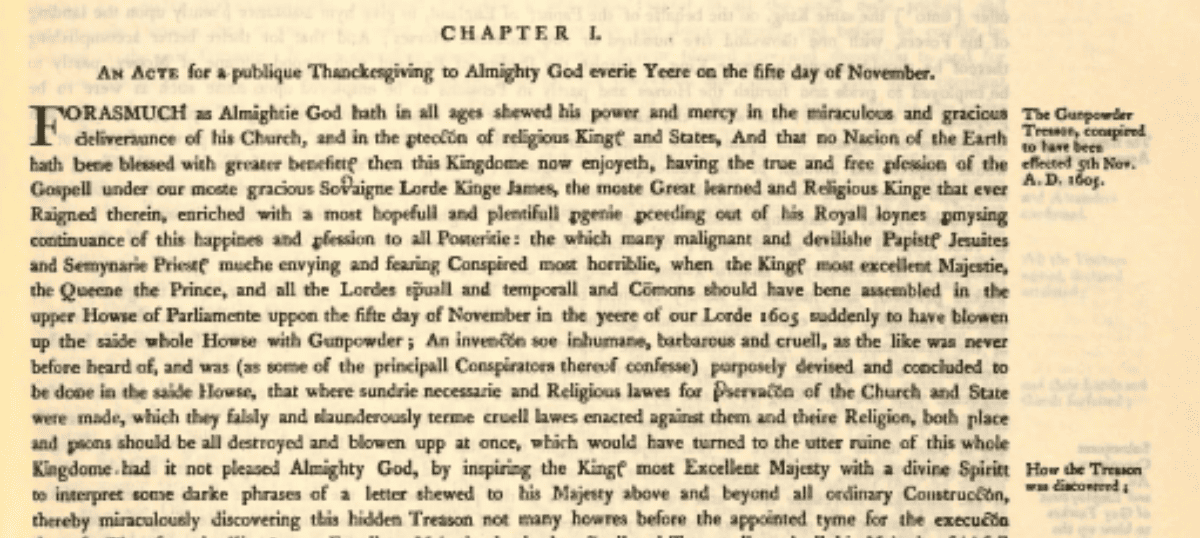 When The English Invented Thanksgiving In 1605